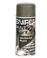 Краска для маскировки оружия, прицелов FOSCO SNIPER PAINT - 150 ml - Olive Drab RAL (зеленый матовый)