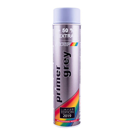 Грунт аерозольний акриловий стандартний “Special Edition” сірий Motip 600 мл, фото 1