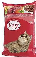 Сухий корм для котів Мяу м'ясний 11 кг