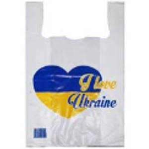 Пакет Вишиванка 30х50, 12 кг., "Серце України" (100 шт) 1/100/2500