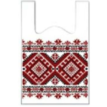 Пакет Вишиванка 30х50, 12 кг., грубі ЛЮКС (100 шт) 1/100/2500