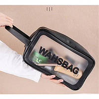 Косметичка для косметики, прозора, водонепроникника WASHBAG 180 2A, асортимент