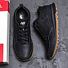 Чоловічі шкіряні кросівки (натуральна шкіра) чорні кроси демісезонні, чоловіче взуття весна осінь, розмір 40 41 42 43 44 45, фото 3