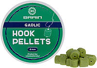 Пеллетс Brain Hook Pellets Garlic (чеснок) 8mm 70g (срок годности - до 2024 года)