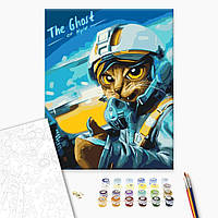 Картина за номерами Котик Привид Києва