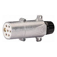 Вилка до напівпричепа 7 PIN S Type HELLA алюмінієва (ISO 3731)