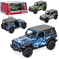 Машинка металева КT 5420 WB  JEEP WRANGLER, 3 кольори