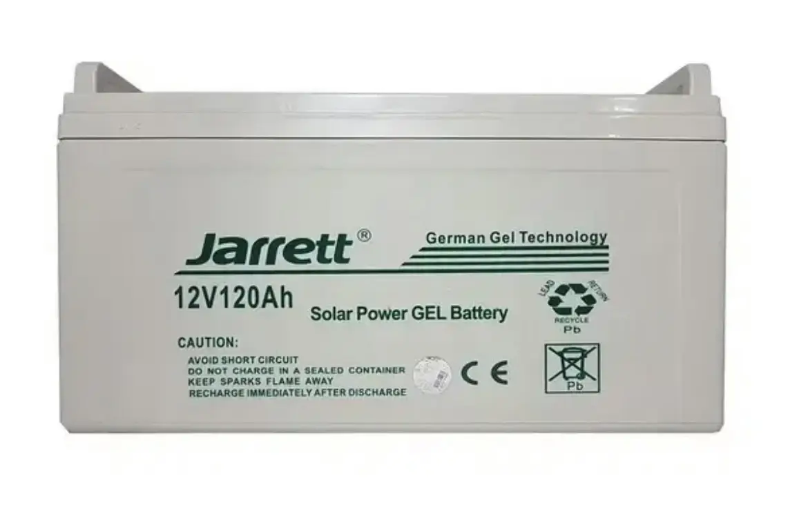 Батарея акумуляторна для сонячних панелей Jarrett GEL Battery 120 Ah 12V, офіційний