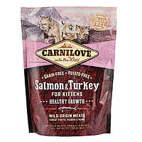 Сухой корм для котят Carnilove Cat Salmon & Turkey Kitten 400 г (лосось и индейка)