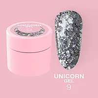 Глітер гель LunaMoon Unicorn Glitter Gel No9, 5 мл