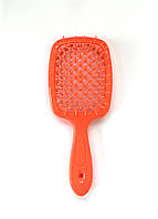 Расчёска Janeke Superbrush щетка для волос orange neon