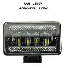 Фара світлодіодна Led Cyclone WL-R2 40w+DRL LOW 12v 24v