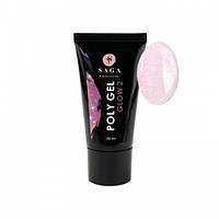 Полігель Saga Professional Poly Gel Glow 02, 30 мл