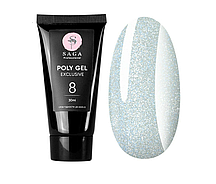 SAGA  professional POLY GEL exclusive 30 мл 08