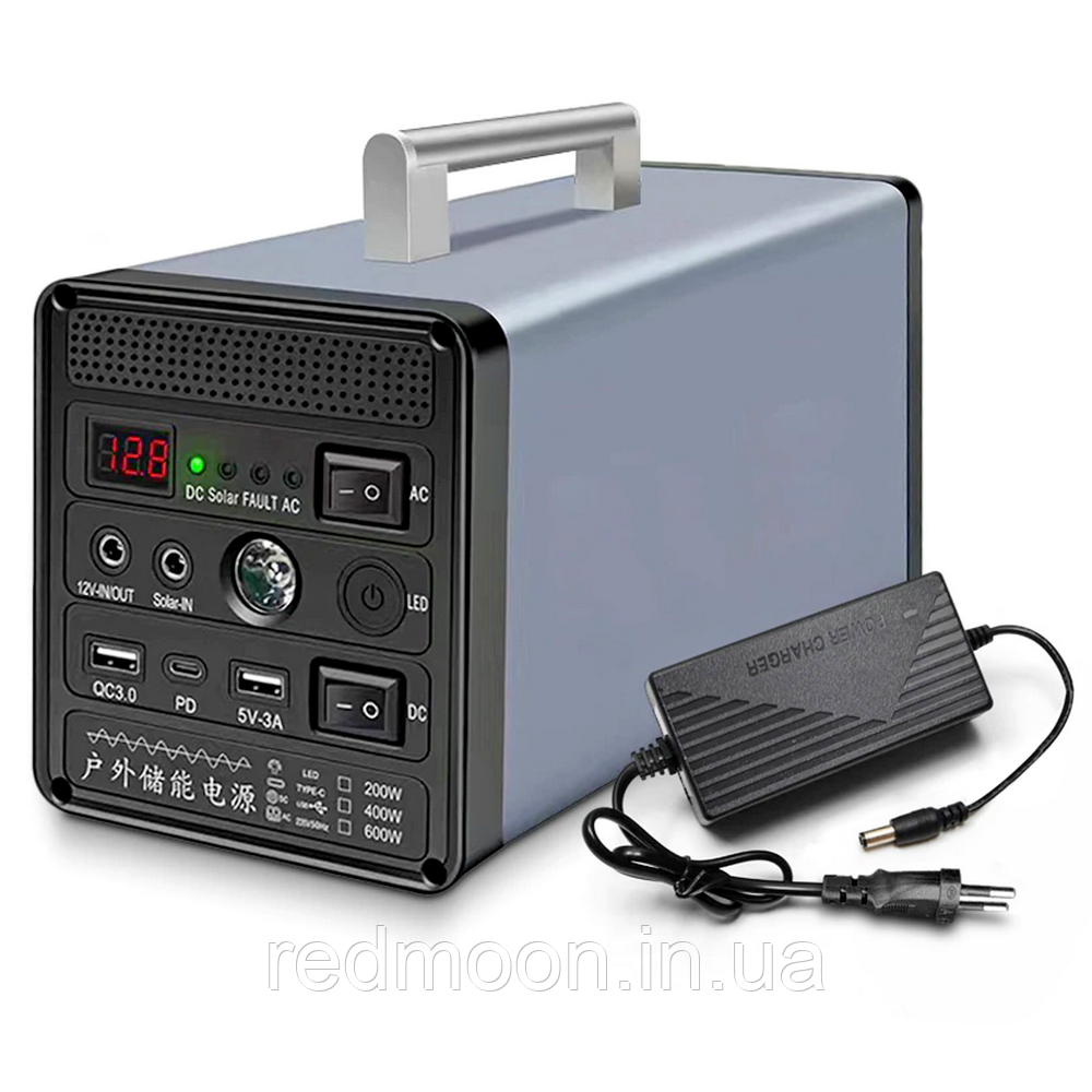 Зарядна станція 12,8V/24Ah/400W / Повербанк з розеткою 220В / Інвертор акумуляторний