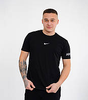 Чоловіча футболка Nike чорний+отражайка