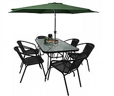 Комплект садових меблів Kontrast Boston Green-6
