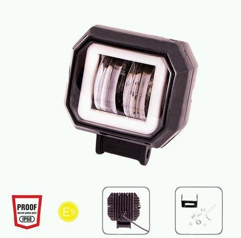 Фара світлодіодна Led робочого світла + DRL Pulso WLP-20S4M SPOT 4Led*5W (70*60*50)/10-30V/20W/6000K