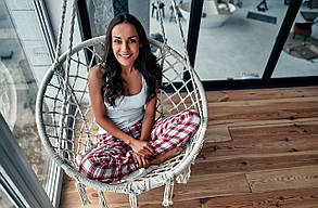 Садова гойдалка-гамак GardenLine Beige