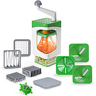 Овочерізка Nicer Dicer 7 в 1 подрібнювач для овочів та фруктів з насадками та контейнером Найсер Дайсер НОВИЙ