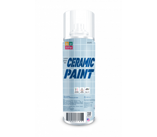 Аерозольна емаль для кераміки 400 мл BeLife, фото 1