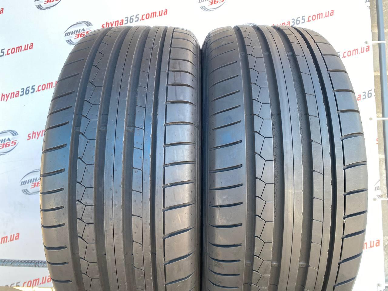 Шины Б/У літня 245/45 R18 DUNLOP SP SPORT MAXX GT RUN FLAT 6mm