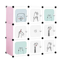 Органайзер дитячих іграшок LEOBERT 9x - W03 Pink