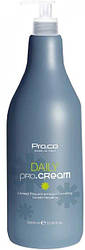 Крем для частого миття волосся з оливковою олією і лавром Pro.Color Daily Cream 1000 мл (21285Gu)
