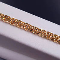 Ланцюжок. Плетіння бісмарк Xuping. Довжина: 45 см. Ширина: 4 мм.