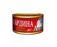 Сардина атлатична у томатному соусі Арктика 240 г