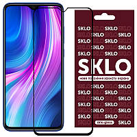 Защитное стекло SKLO 3D (full glue) для Xiaomi Redmi Note 8 Pro