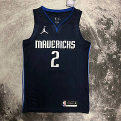 Майка Ірвінг 2 Даллас Маверікс Jordan Kyrie Irving 2022-23 Mavericks Statement Edition Jersey Navy Authentic