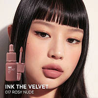 Матовый тинт для губ, Peripera, New Ink The Velvet, #17 Rosy Nude