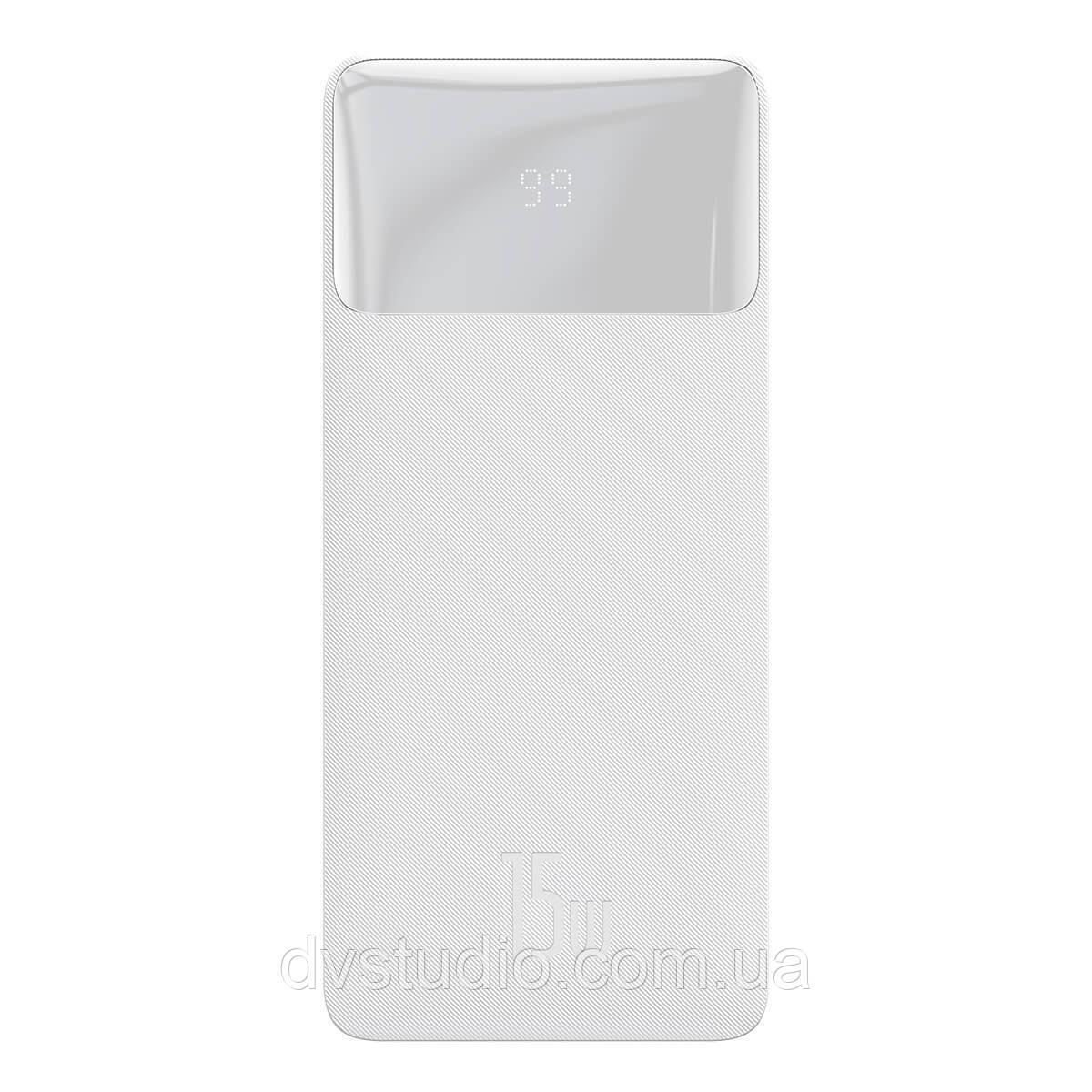 УМБ BASEUS Bipow Digital Display Power bank 10000mAh |2USB/1Type-C, 3A/15W, QC| (PPDML-I02)