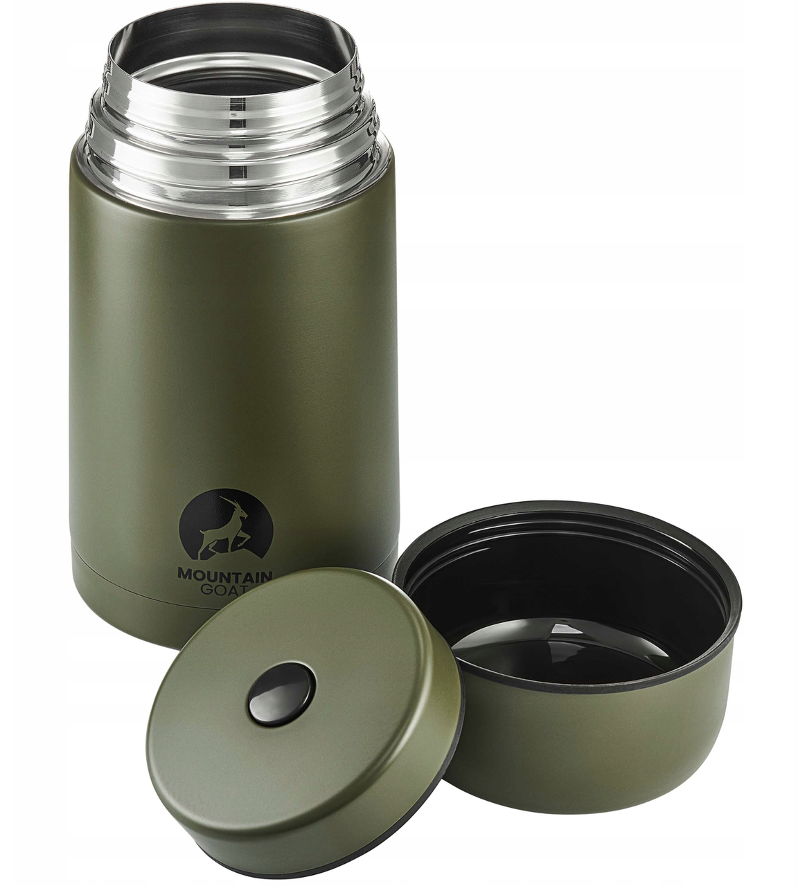 Термос для їжі, обіду, харчовий, термопосуд FOOD JAR - 1л (MILITARY GREEN)