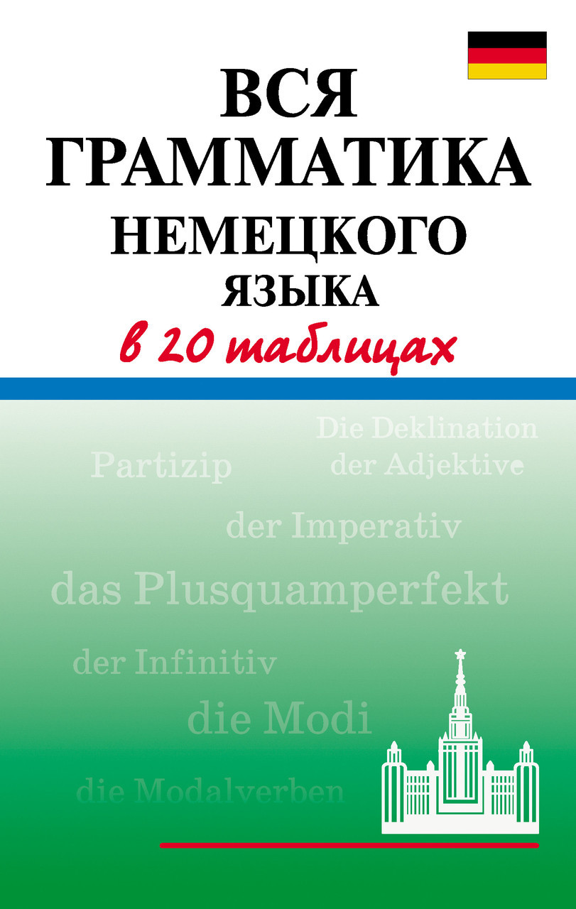 Вся граматика німецької мови у 20 таблицях