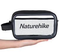 Косметичка портативная водонепроницаемая Naturehike NH20SN007, Размер М, черная прозрачная