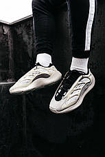 Чоловічі кросівки Adidas Yeezy 700 V3 Azael Cream Black Blue FW4980, фото 5