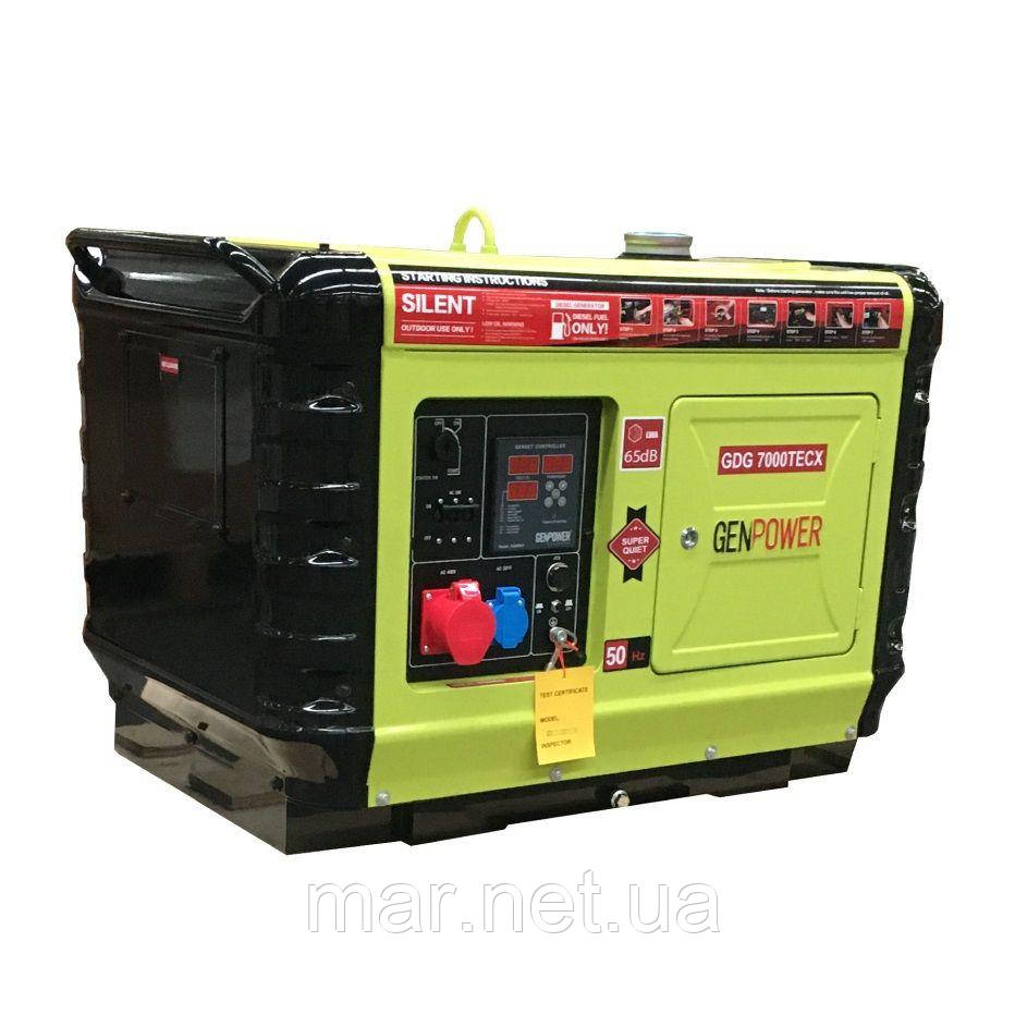 Генератор GenPower Generator GDG 7000 TECX Трифазний с додатковим зашумленням 5,6кВт