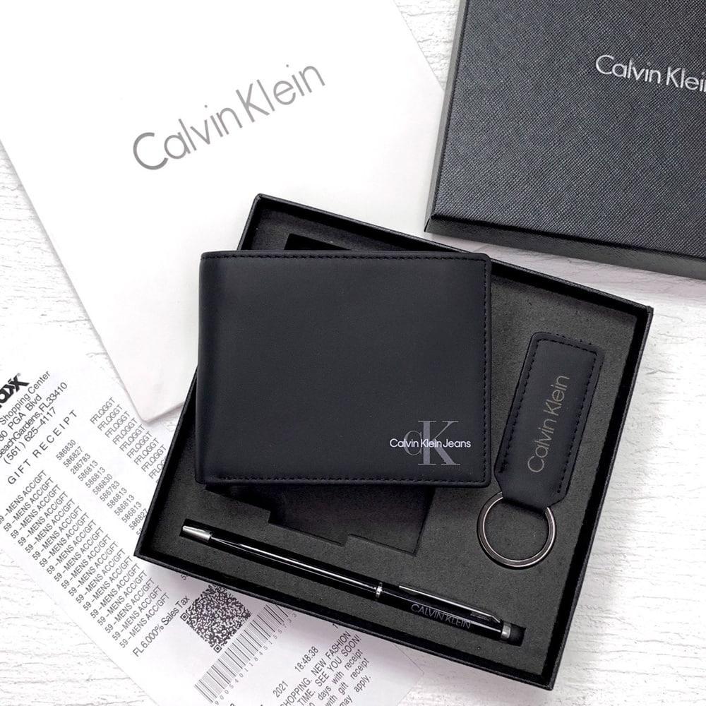 Набор Для Мужчины Кельвин Клейн Calvin Klein Кошелек Ручка Брелок ...