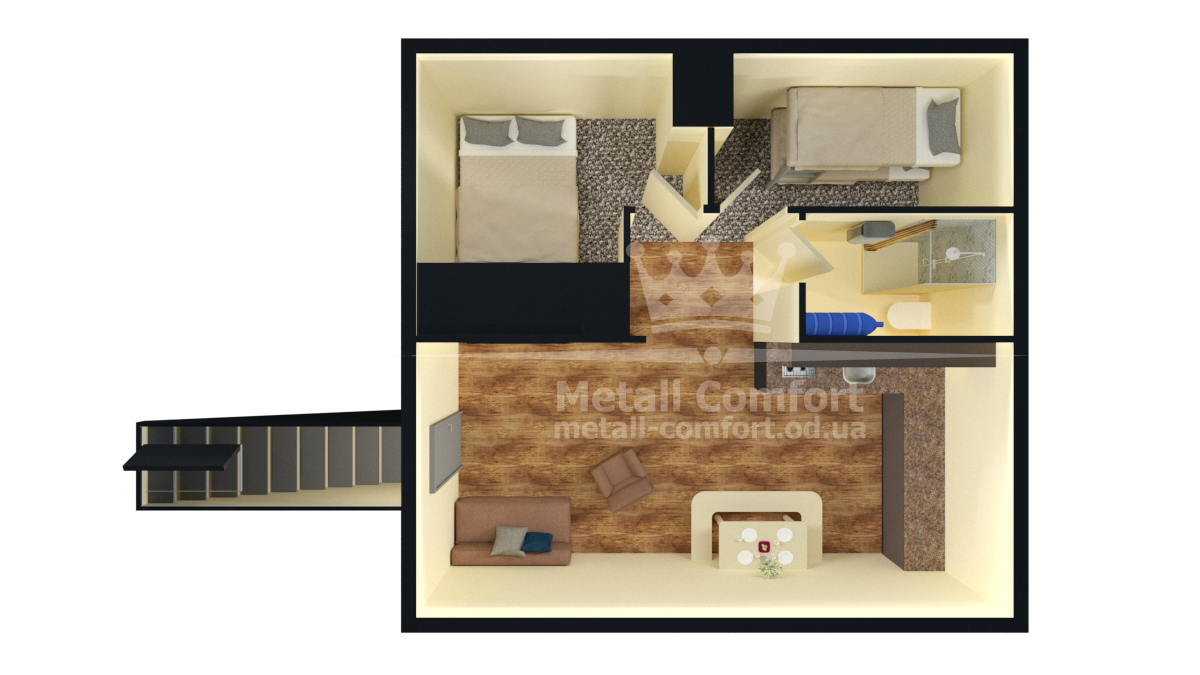 Бункерний комплекс «Адмірал» 20' x 20'