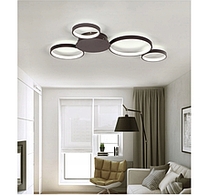 Стельовий світильник PLAFON MODERN LED 132W із вбудованим світлодіодним джерелом+ пульт керування, фото 3