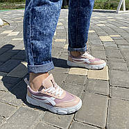 Кросівки жіночі Messimod H21Y4411-PUDRA-O5 шкіряні кольори пудра, фото 2