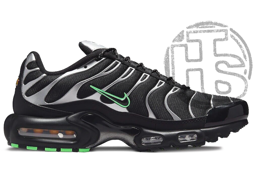 Nike Air Max Plus Black Silver Green Strike