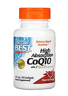 Doctor's Best High Absorption CoQ10 with BioPerine 100mg 120 veg caps