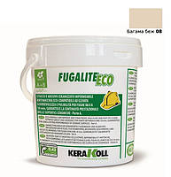 Епоксидна затирка для плитки, мозаїки та керамограніту Kerakoll Fugalite Eco 08 (Багама беж) відро 3 кг