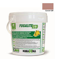 Епоксидна затирка для плитки, мозаїки та керамограніту Kerakoll Fugalite Eco 27 (Сансет) відро 3 кг