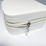 Скринька для прикрас на блискавці колір білий, фото 3