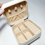 Скринька для прикрас на блискавці колір білий, фото 5
