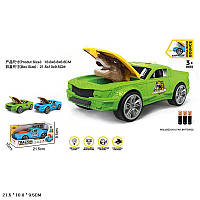 Машина бат., муз., світ., сенсор., 2кол., в кор. 21,5*9,5*10см (96шт)